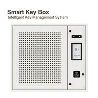 Gabinete de Llaves Inteligente con 80 Ranuras, Caja Fuerte con Control de Llaves RFID, Sistema Electrónico de Gestión de Llaves, Montaje en Pared, NFC, Huella Dactilar, Reconocimiento Facial