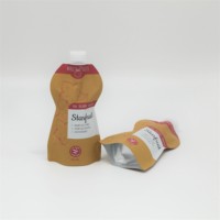 Sachet d'emballage réutilisable en plastique personnalisé avec bec verseur pour purée de jus d'aliments pour bébés