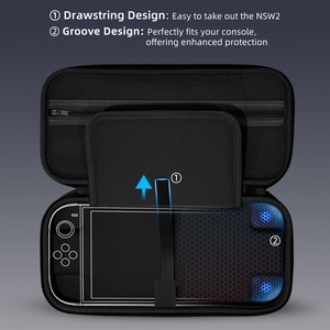 Xách tay EVA vỏ cứng bảo vệ túi cho Nintendo chuyển đổi 2 phụ kiện trò chơi chủ sở hữu thẻ không thấm nước trường hợp - Product Image 3