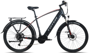 Robuster 27,5-Zoll Aluminiumlegierungsrahmen 9-Gang Hydraulische Scheibenbremsen Bürstenloser Hinterradnabenmotor Lithium-Akku Vinka DS23 <span class=keywords><strong>SUV</strong></span> Elektrofahrrad - Product Image 2
