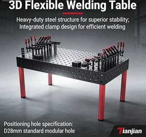 <span class=keywords><strong>Table</strong></span> de soudage 3D robuste à haute capacité de charge, idéale pour la fabrication métallique et les ateliers d'assemblage - Product Image 2