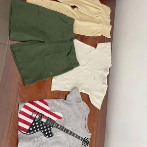 Chemises d'été pour femmes en polyester/coton mélangé, vêtements d'occasion en gros à prix réduit - Product Image 6