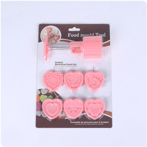 Lot de 6 <span class=keywords><strong>emporte</strong></span>-pièces en forme de cœur, moule à biscuits pour la fête des mères, estampe inversée pour la Saint-<span class=keywords><strong>Valentin</strong></span>, mariage, fête - Product Image 5