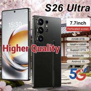 Teléfono Inteligente S26 Ultra de 7.7 Pulgadas, 22GB+2TB, 5G, Android 15, Teléfono Celular Más Vendido, Desbloqueado, Doble SIM, S26 Ultra, Teléfonos Móviles Inteligentes - Product Image 1