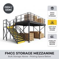 Sıcak Daldırma Galvanizli Çelik Izgara Platformu Mezzanine Havalandırmalı Kaymaz Geçit Erişimi Özel Boyut OEM CE SGS ISO 9001