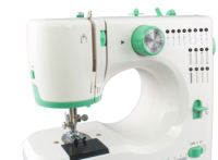Mini machine à coudre électrique multifonctionnelle de bureau robuste avec pédale, moteur et roulement 75W pour usage domestique