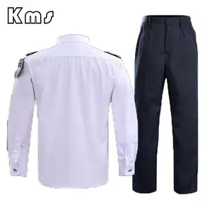 Kms adesivo de uniforme de segurança, adesivo de segurança branco de trabalho personalizado