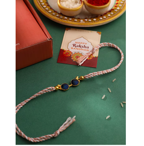 Colorful Kids Rakhi for Brother Cartoon Style Blue Pink <b>Thread</b> Bracelet Raksha Bandhan Gift for Kids - Product Image 1