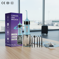 Mini Hydropulseur Électrique de Voyage 335 ml Sans BPA Étanche IPX7 Rechargeable par USB pour Voyages d'Affaires Certifié CE UKCA