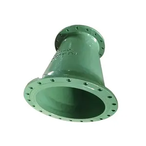 ISO2531 RAL 6011 Epoxy Green FBE coating Ductile iron pipe fitting