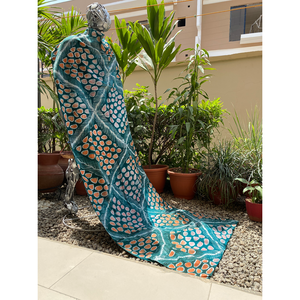ผ้าอะดีร์ อาลาเบลา (ผ้าบาติก) ลายวาดมือบนผ้าฝ้ายอียิปต์ 5 หลา - Product Image 4