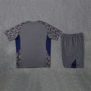 Uniformes de Fútbol de Verano, Conjunto de Entrenamiento de Manga Corta Estampado 25/26, Jersey Transpirable de Poliéster/Nailon de Secado Rápido - Product Image 4