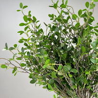 Plantes artificielles décoratives Milan Banyan pour la maison, feuilles réalistes, texture réaliste, ornement de jardin ou de bureau