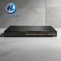 Switch de Fibra SFP+ Administrado JL659A JL658A de 24 Puertos 1/10G con Uplinks SFP56 de 4 Puertos 50G, Switch Central de Centro de Datos de Capa 3, Montaje en Rack 1U