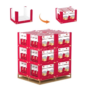 Caja de Exhibición de Cartón Corrugado Personalizada para Snacks, Tipo PDQ, Desmontable, Lista para Venta al por Menor - Product Image 3
