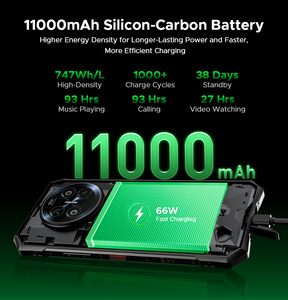 Doogee โทรศัพท์มือถือทนทาน5G, 200MP หลัก12 + 512GB Ai PET 11000mAh poc Night Vision 6.78นิ้วการเล่นเกม Android 16 V50 Doogee - Product Image 6