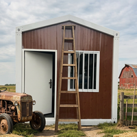 Casa Prefabricada Económica de Estilo Rústico para Granja, con Alta Capacidad de Carga