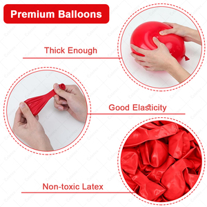 Balloon Garland Kit Helium gas khổng lồ Latex bé trai Hot Air rõ ràng cao cấp cao su bóng bay bán buôn Latex Vuông Bóng - Product Image 4