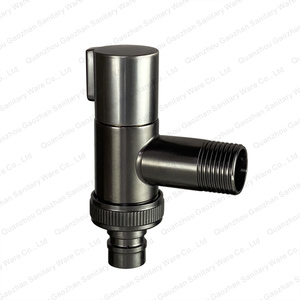 <span class=keywords><strong>Robinet</strong></span> mural moderne en acier inoxydable 1/2 vente en gros vanne d'angle d'arrêt d'eau de toilette à 90 degrés pour le plastique extérieur - Product Image 6