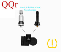 Capteurs TPMS universels pour voiture 315 MHz-433 MHz, capteur de jauge de pression des pneus programmable, capteur TPMS NFC programmable par smartphone