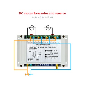 Romotion-Interruptor de control remoto para el hogar, conjunto de transmisor y receptor para control industrial, 433Hz/315Hz DC12-48V 4Celelay F - Product Image 3