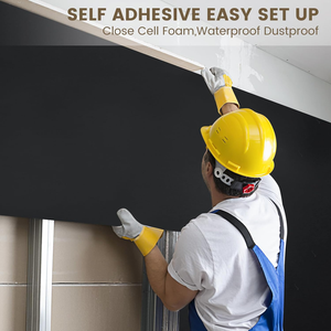 Panel <span class=keywords><strong>acústico</strong></span> <span class=keywords><strong>para</strong></span> coche, aislamiento <span class=keywords><strong>acústico</strong></span> y térmico, espuma a prueba de sonido, Material de aislamiento térmico, aislamiento de goma <span class=keywords><strong>autoadhesivo</strong></span>, algodón - Product Image 6
