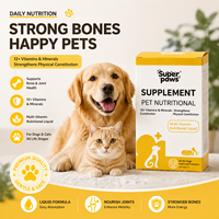 Complément alimentaire liquide multivitaminé pour animaux de compagnie, marque privée OEM, à absorption rapide, pour chiens et chats de tous âges