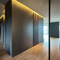 Meubles en bois massif pour toute la maison, style chinois moderne et simple, gris et noir, armoire, chambre à coucher, salon, intérieur, à charnières