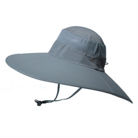 Chapeau à large bord de style unique et tendance, coupe-vent, avec sangle, pour la randonnée en montagne en plein air, vente chaude