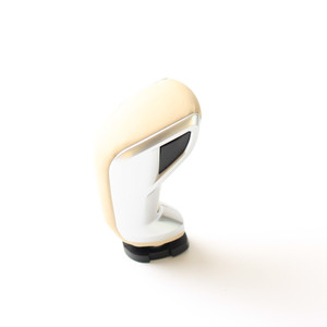 Poignée de levier de vitesse automatique Peugeot en cuir noir beige, ajustement ergonomique, Europe - Product Image 5