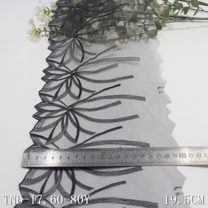 Đồ lót phụ kiện ren ánh sáng màu hồng hoa thêu biên giới ren TRIM thêu ren Nhà Máy Vải cho phụ nữ đồ lót - Product Image 2