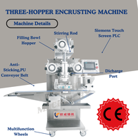 Machine de remplissage entièrement automatique et écologique, machine de moulage de gâteaux de lune Flow Core, machine à plateaux haute vitesse pour usage domestique.