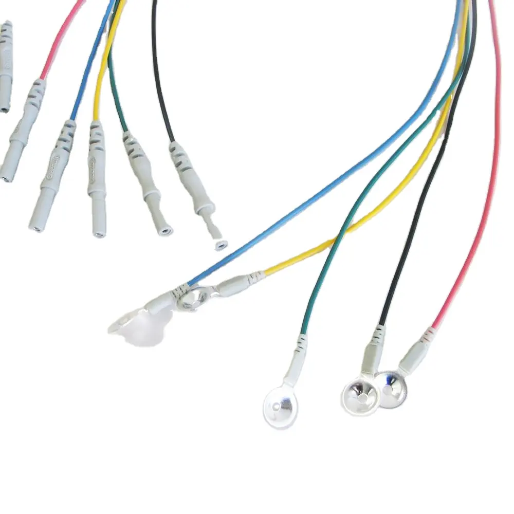 安定した信頼性の高い高品質のEEG信号のためのGreentek再利用可能な純銀製EEGカップ電極