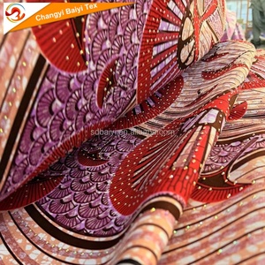 Tissu africain imprimé Ankara style classique pour robe traditionnelle du Bénin, vente en gros, 100% coton, tissu africain - Product Image 5