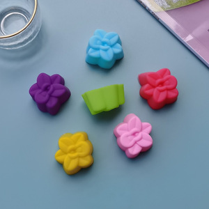 Molde de silicona con varios diseños de flores de 3cm para pudín de Chocolate, Cupcakes, Mini vela de jabón DIY para Navidad, Pascua, graduación - Product Image 3