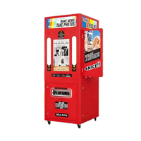 Photomaton HD à monnayeur pour journaux, borne de vente multi-appareils avec imprimante pour salles de jeux et arcades