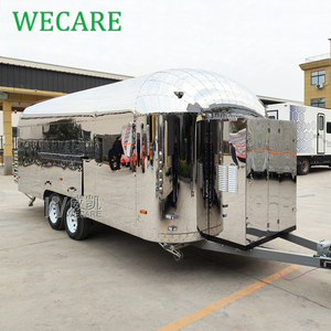 전체 주방 장비를 갖춘 Wecare 스트리트 피자 푸드 트럭 모바일 취사 음식 트레일러 - Product Image 5