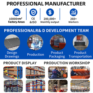 Sistema di scaffalature per pallet VNA regolabile, in acciaio per carichi pesanti, a 5 livelli, scaffalature industriali con protezione anticorrosione e rivestimento in polvere epossidica - Product Image 5