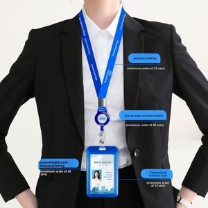Porte-cartes X49 avec cordon, porte-cartes de visite, porte-badge, cordon tour de cou - Product Image 3