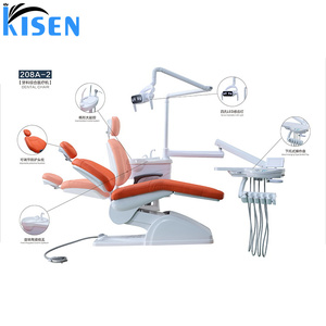 Unidad dental eléctrica portátil móvil de China, lista de precios del conjunto completo, repuestos, accesorios de iluminación, sillón para clínica dental - Product Image 1