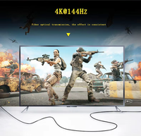Cable Óptico Activo USB C a C 8K 60Hz 10Gbps de Larga Distancia AOC 5m 10m 15m 20m para Integración de Sistemas AV