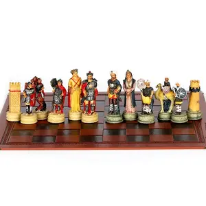 Roman Persian War theme resin chess pieces set