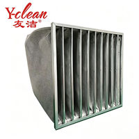 Filter Kantong Karbon Aktif HVAC untuk Filtrasi Industri, Gym, Penghilang Asap, Bau, VOC, Gas, dan Sistem Penyaring Udara