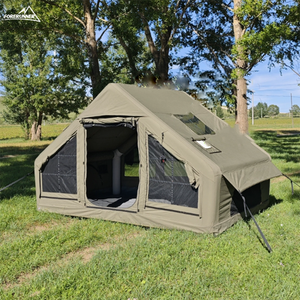 Tente gonflable imperméable à l'air tente de camping d'hiver abri d'auvent en plein air pour la nuit 1-2 personnes tente de glamping - Product Image 2