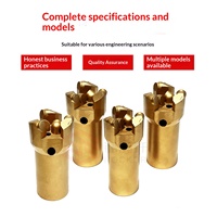Foret diamanté à trois ailettes de Chine, 0,06 kg, pour exploration géologique et exploitation minière, conception à deux ailettes pour le forage de roches, outil de forage