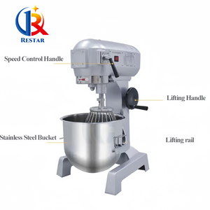 Batidora Planetaria Comercial Multifuncional de Alta Resistencia de 20L para Repostería, Adecuada para Mezclar Masa en Panaderías y Pastelerías - Product Image 4