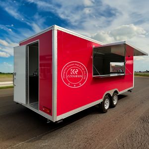 Remolque de Comida Rápida Móvil Personalizado 2025, para Café, Pizza y Otros Alimentos - Product Image 3