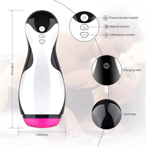 Copa de Masturbación Masculina con Vibración y Calor Eléctrico, con Voz Coqueta Integrada para Hombres - Product Image 2