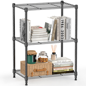 MZG Wholesale Steel Storage Shelving 3-Tier Utility Shelving <b>Unit</b> Organizer Wire Rack for Home, Kitchen, Office - Product Image 1