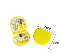 Kit de couture de voyage miniature en plastique, nouveau style, très vendu, avec sac pour outils de tricot à la main, cadeau pour la maison